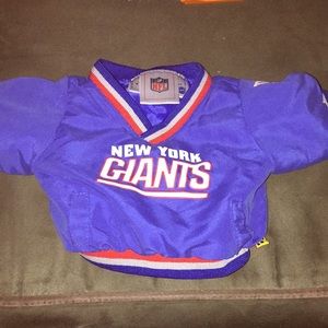 Build a bear ny giants jacket type top or doll